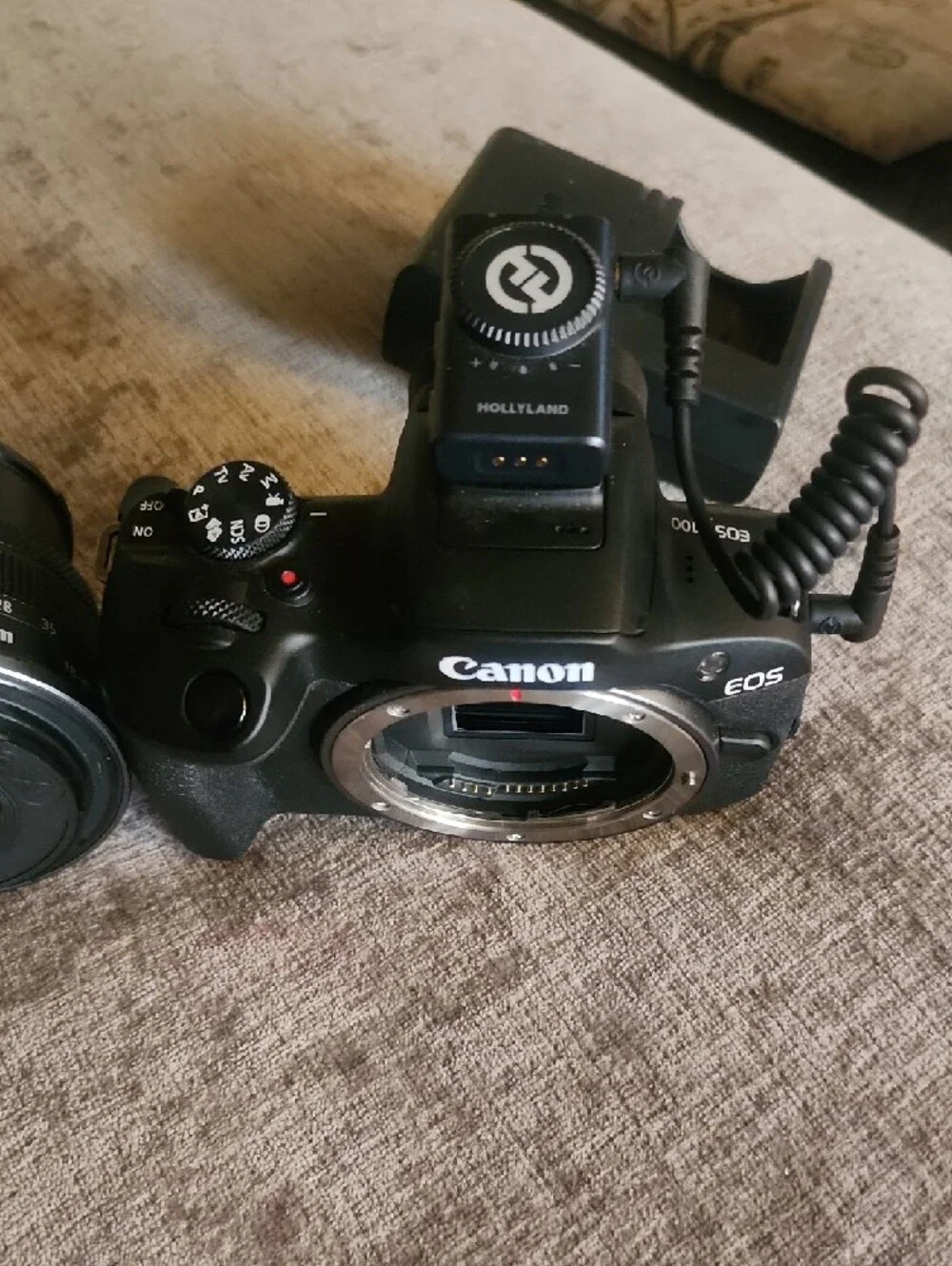 Canon EOS DSLR Camera in Black with Standard Lens